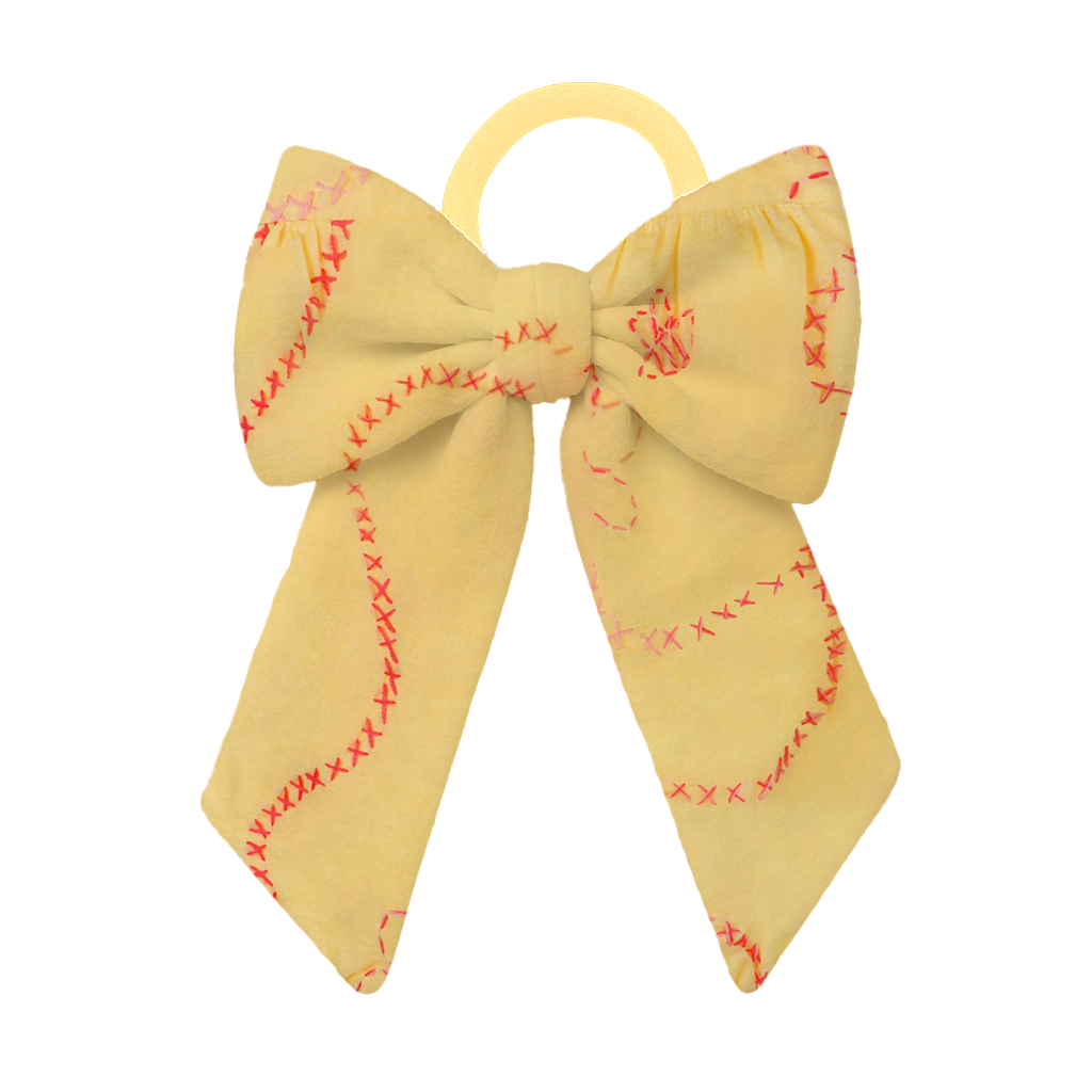 Yellow Color Jardin Bow - piglo kids