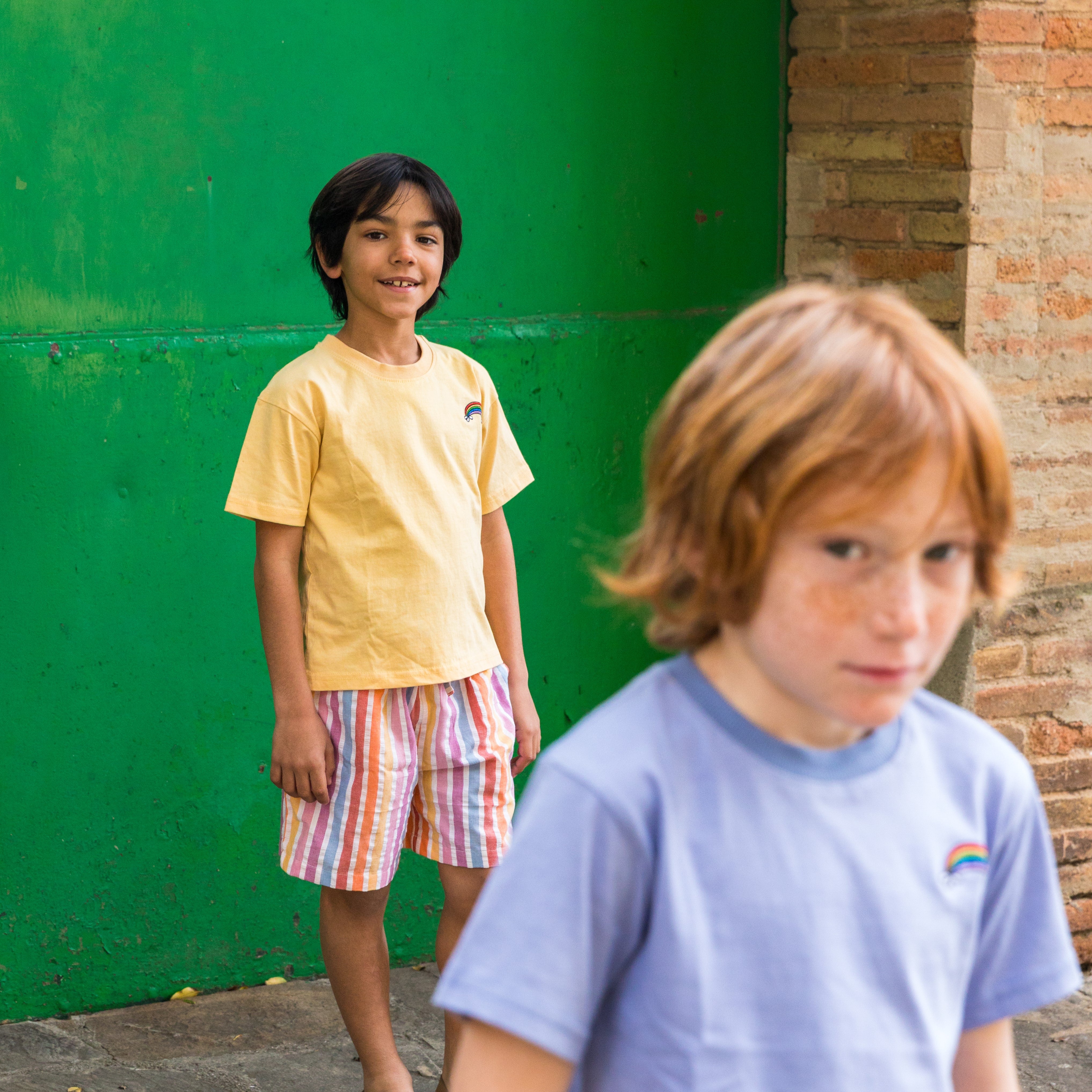 Orange Rainbow T-shirt - piglo kids