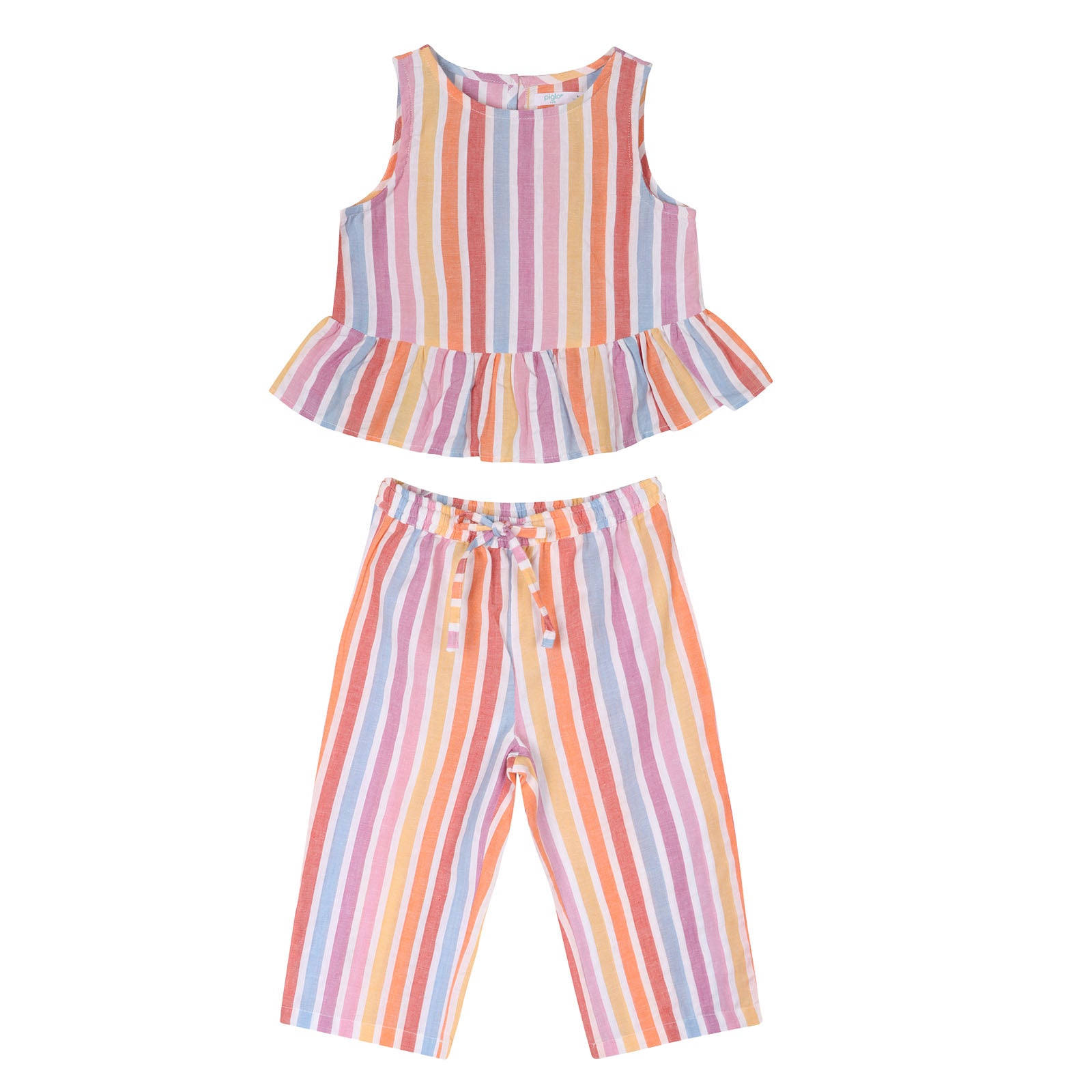 Rainbow Top & Pants Set - piglo kids