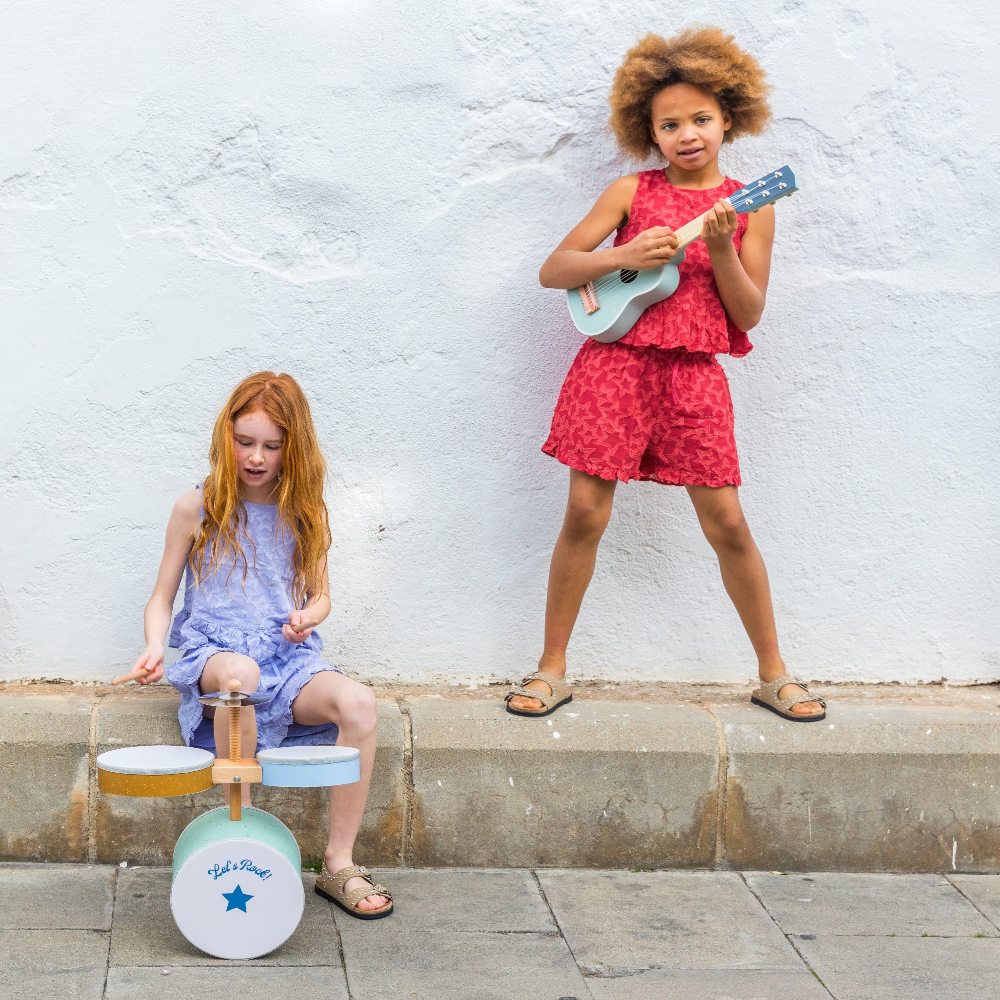 Blue Stars Top and Shorts Set - piglo kids