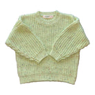 Light green knitted sweater 