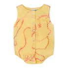 Yellow Color Jardin Romper - piglo kids